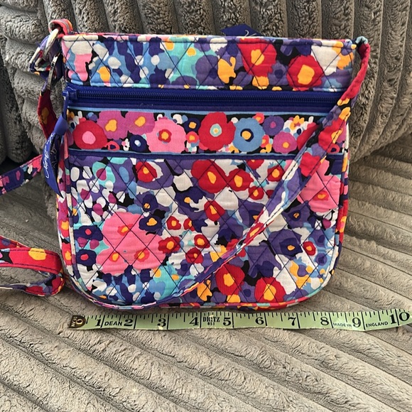 Vera Bradley Impressionista Shoulder Crossbody Bag 💜💙🩵 Colorful ❤️🩷🧡🖤 - Picture 5 of 13